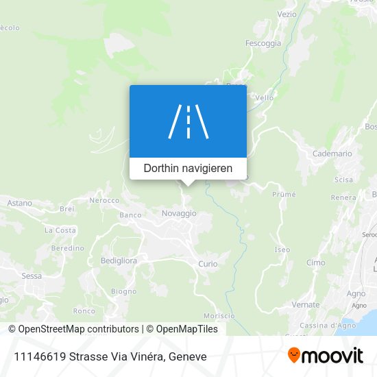 11146619 Strasse Via Vinéra Karte