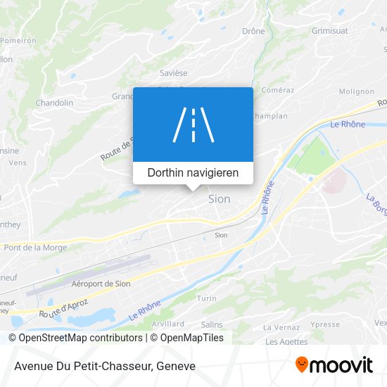 Avenue Du Petit-Chasseur Karte