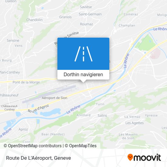 Route De L'Aéroport Karte