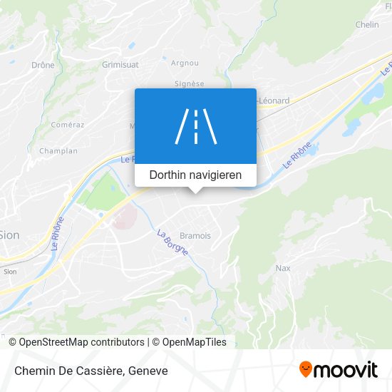 Chemin De Cassière Karte