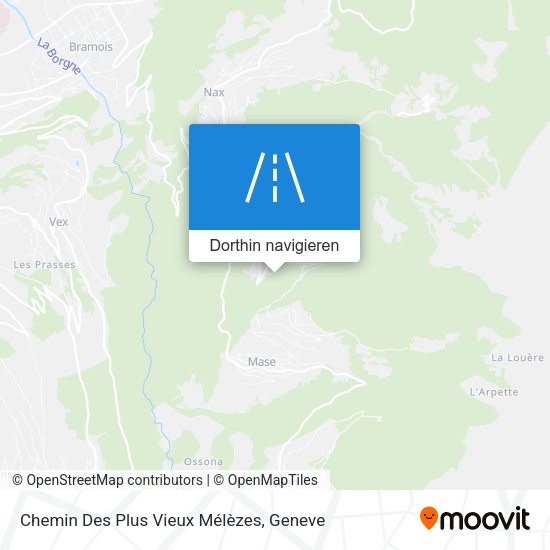 Chemin Des Plus Vieux Mélèzes Karte