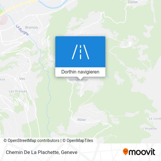 Chemin De La Plachette Karte