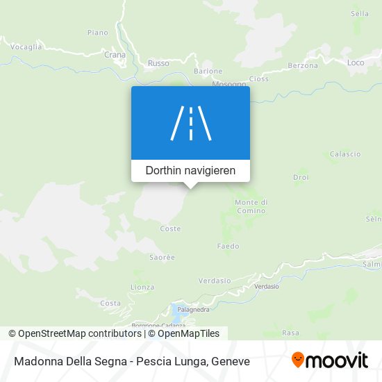 Madonna Della Segna - Pescia Lunga Karte
