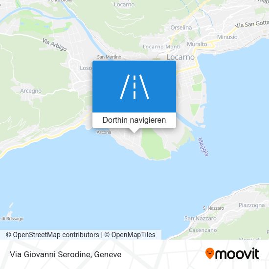 Via Giovanni Serodine Karte