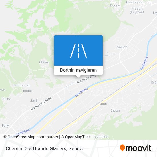 Chemin Des Grands Glariers Karte