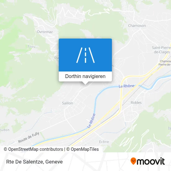 Rte De Salentze Karte