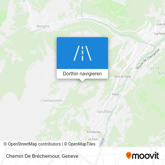 Chemin De Bréchemour Karte