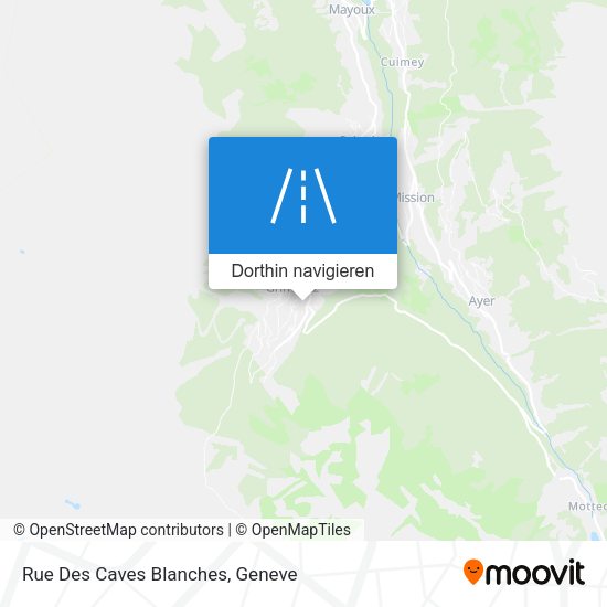 Rue Des Caves Blanches Karte