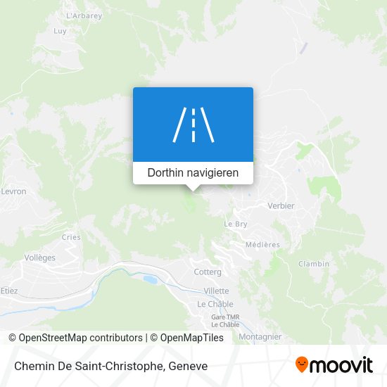 Chemin De Saint-Christophe Karte