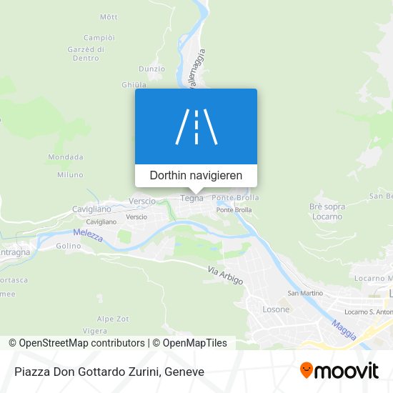 Piazza Don Gottardo Zurini Karte
