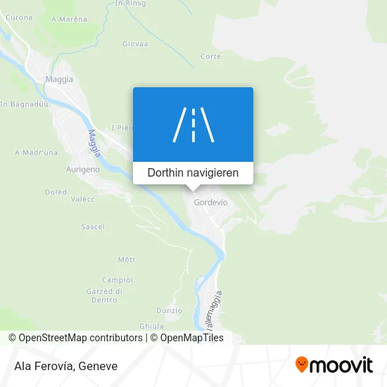 Ala Ferovía Karte