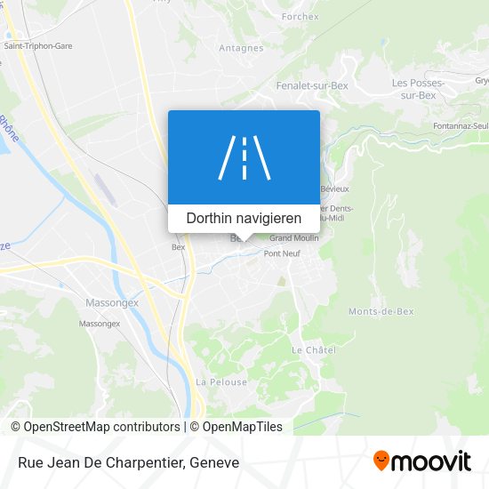 Rue Jean De Charpentier Karte
