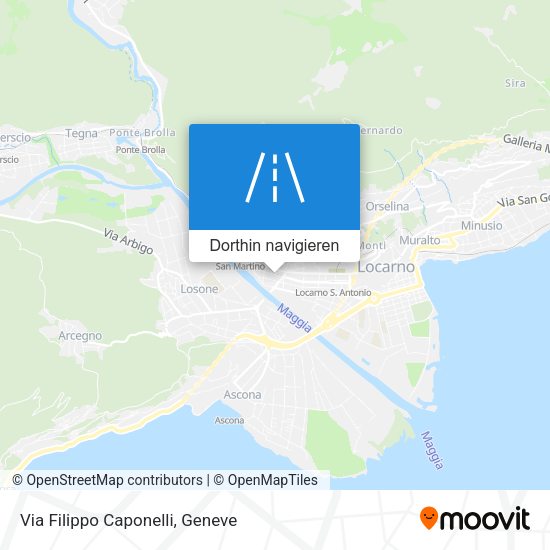 Via Filippo Caponelli Karte