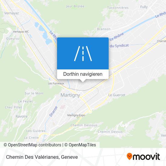 Chemin Des Valérianes Karte
