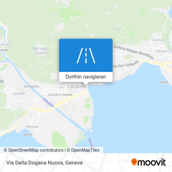 Via Della Dogana Nuova Karte