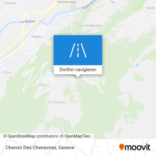 Chemin Des Chenevires Karte