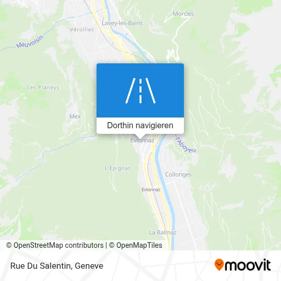 Rue Du Salentin Karte