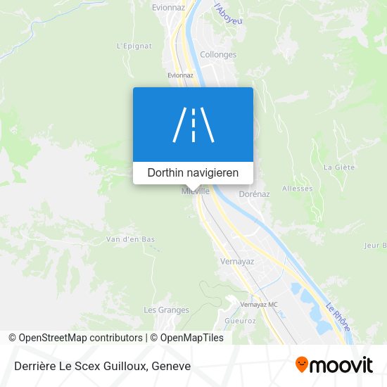 Derrière Le Scex Guilloux Karte
