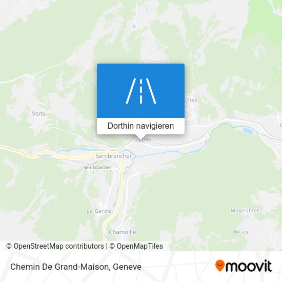 Chemin De Grand-Maison Karte