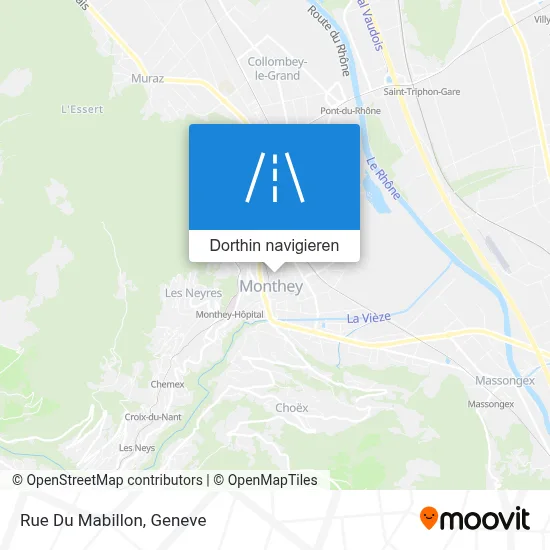 Rue Du Mabillon Karte