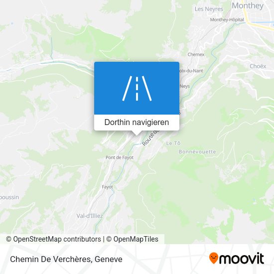 Chemin De Verchères Karte