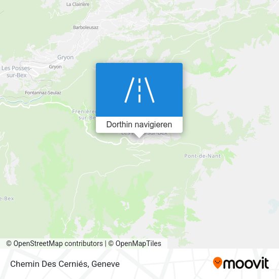 Chemin Des Cerniés Karte
