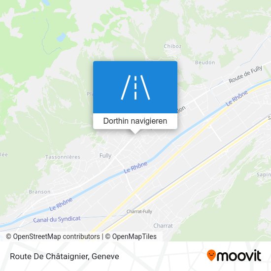 Route De Châtaignier Karte