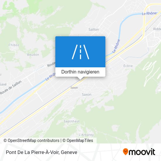 Pont De La Pierre-À-Voir Karte