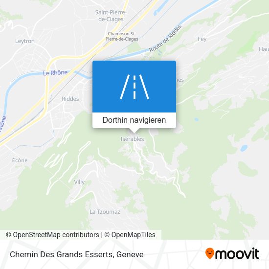 Chemin Des Grands Esserts Karte