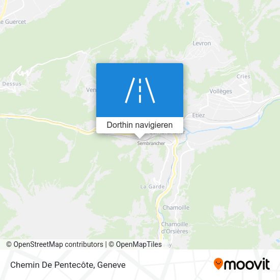 Chemin De Pentecôte Karte