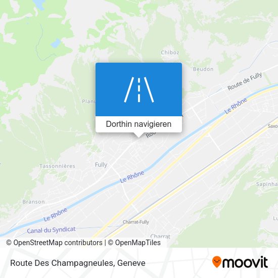 Route Des Champagneules Karte
