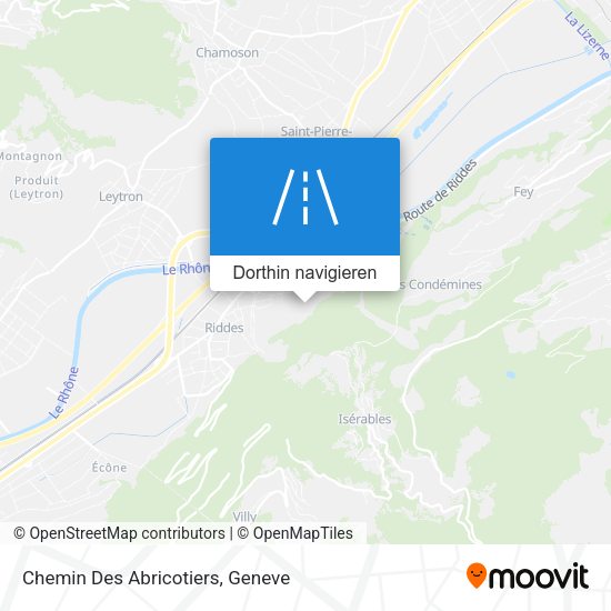 Chemin Des Abricotiers Karte