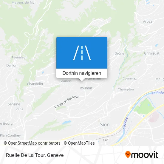 Ruelle De La Tour Karte