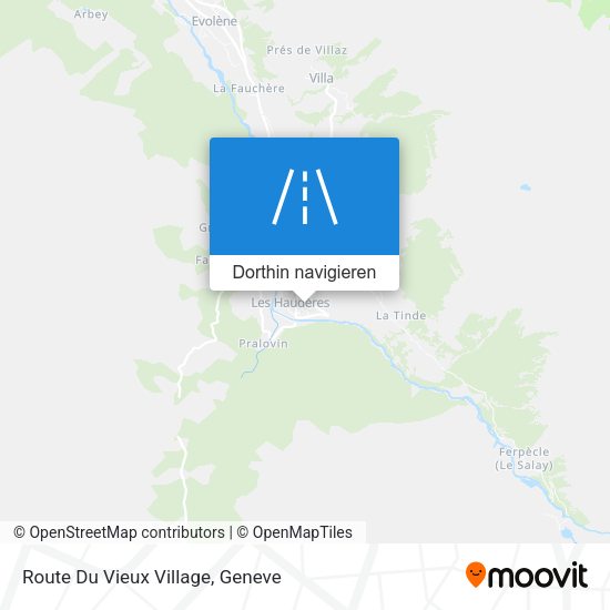 Route Du Vieux Village Karte