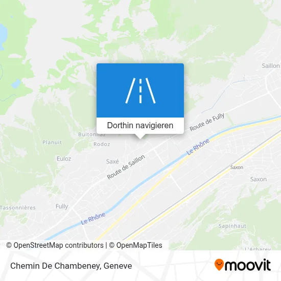 Chemin De Chambeney Karte