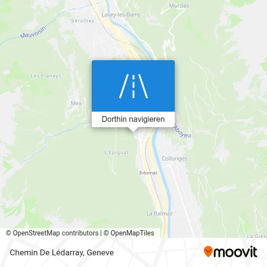 Chemin De Lédarray Karte