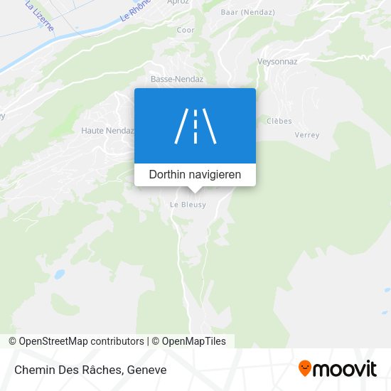 Chemin Des Râches Karte