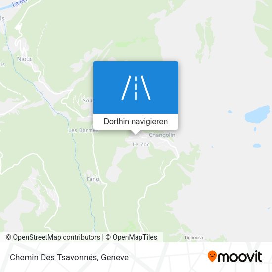 Chemin Des Tsavonnés Karte