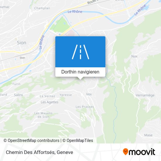 Chemin Des Affortsés Karte