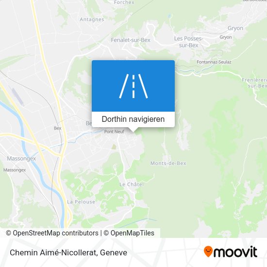 Chemin Aimé-Nicollerat Karte