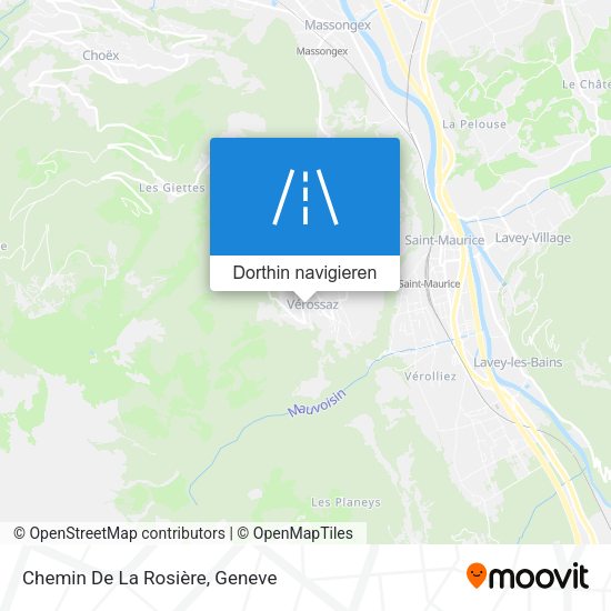 Chemin De La Rosière Karte