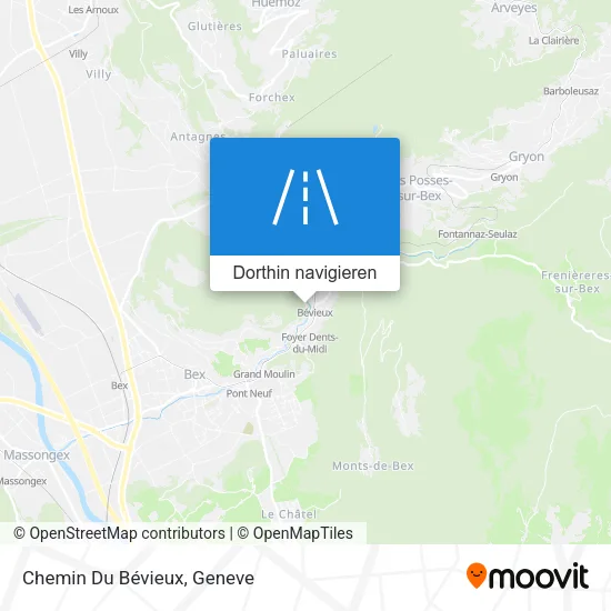Chemin Du Bévieux Karte