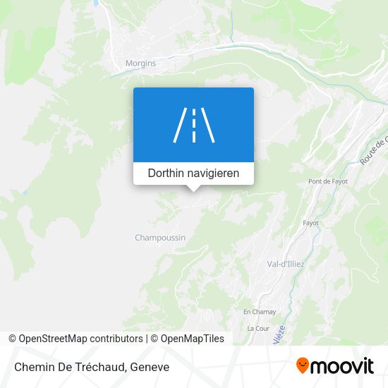 Chemin De Tréchaud Karte