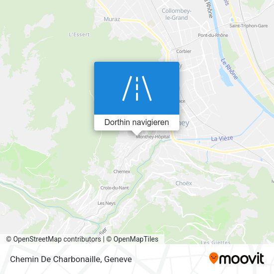 Chemin De Charbonaille Karte