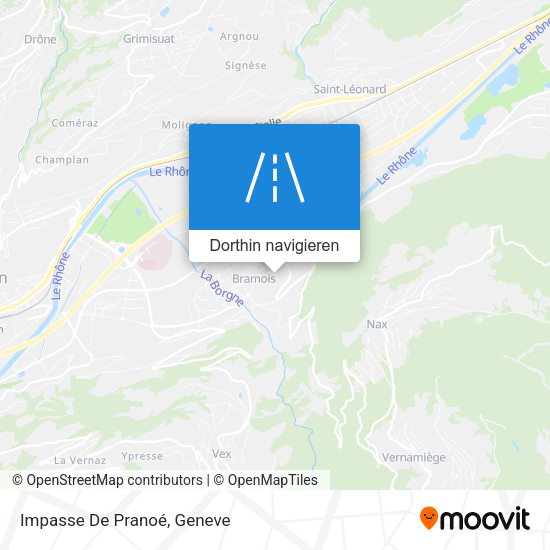 Impasse De Pranoé Karte