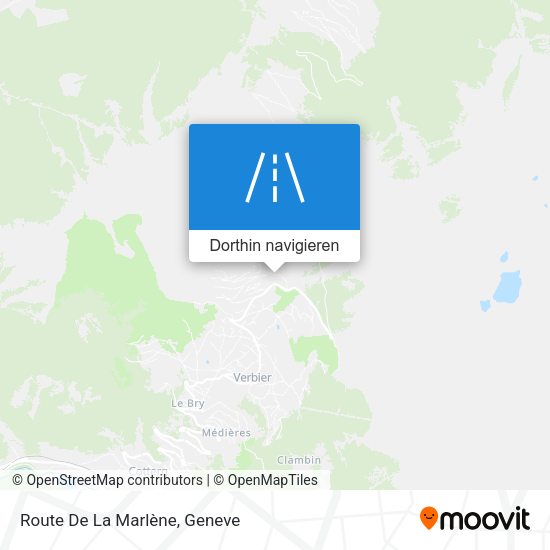 Route De La Marlène Karte