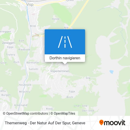 Themenweg - Der Natur Auf Der Spur Karte