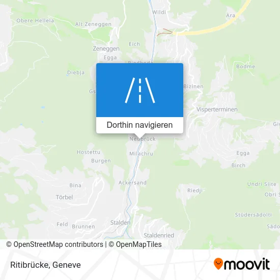 Ritibrücke Karte