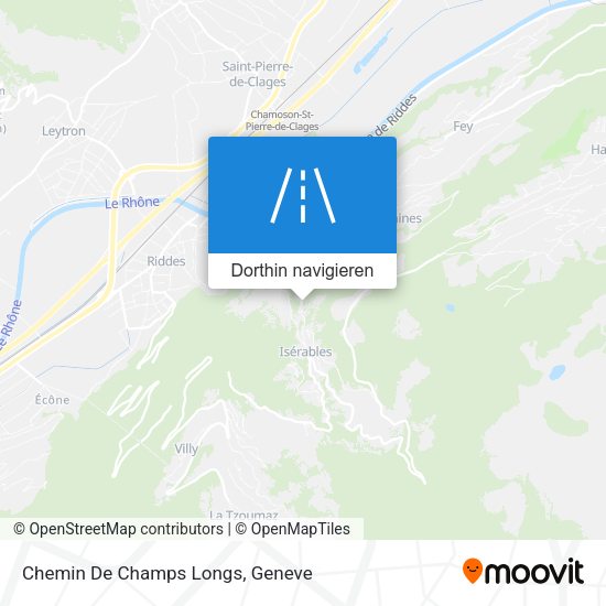 Chemin De Champs Longs Karte