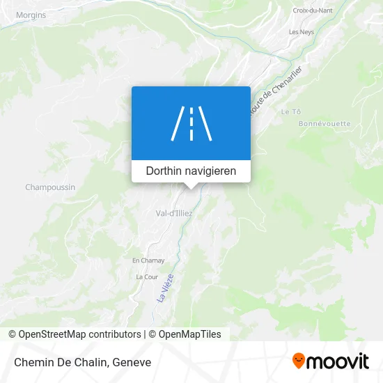 Chemin De Chalin Karte
